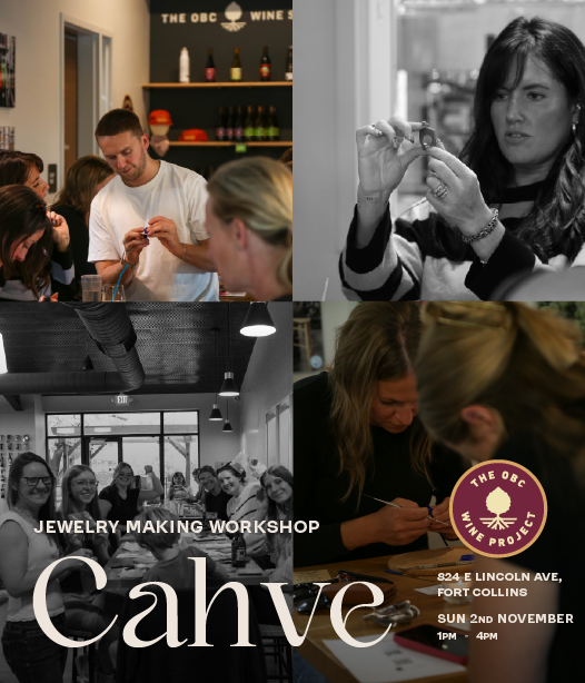 Cahve x OBC Wine Project: Jewelry Making Workshop