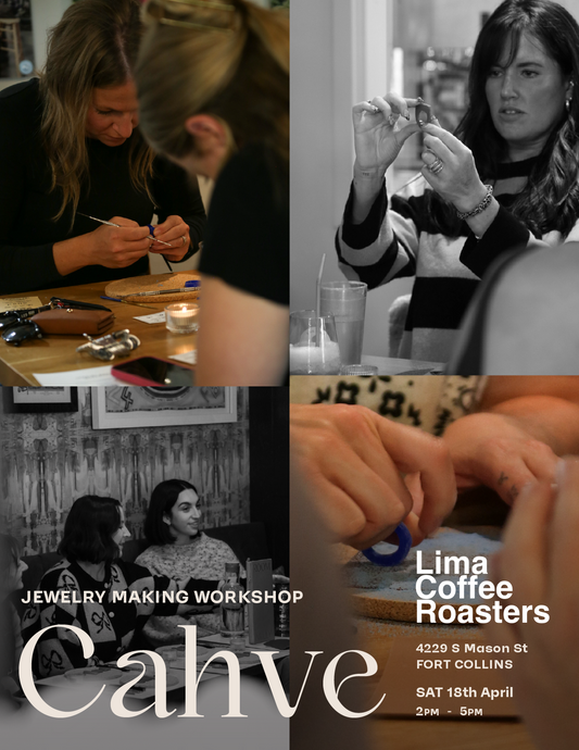 Cahve x Lima Coffee: Jewelry Making Workshop (April 18th, 2026)