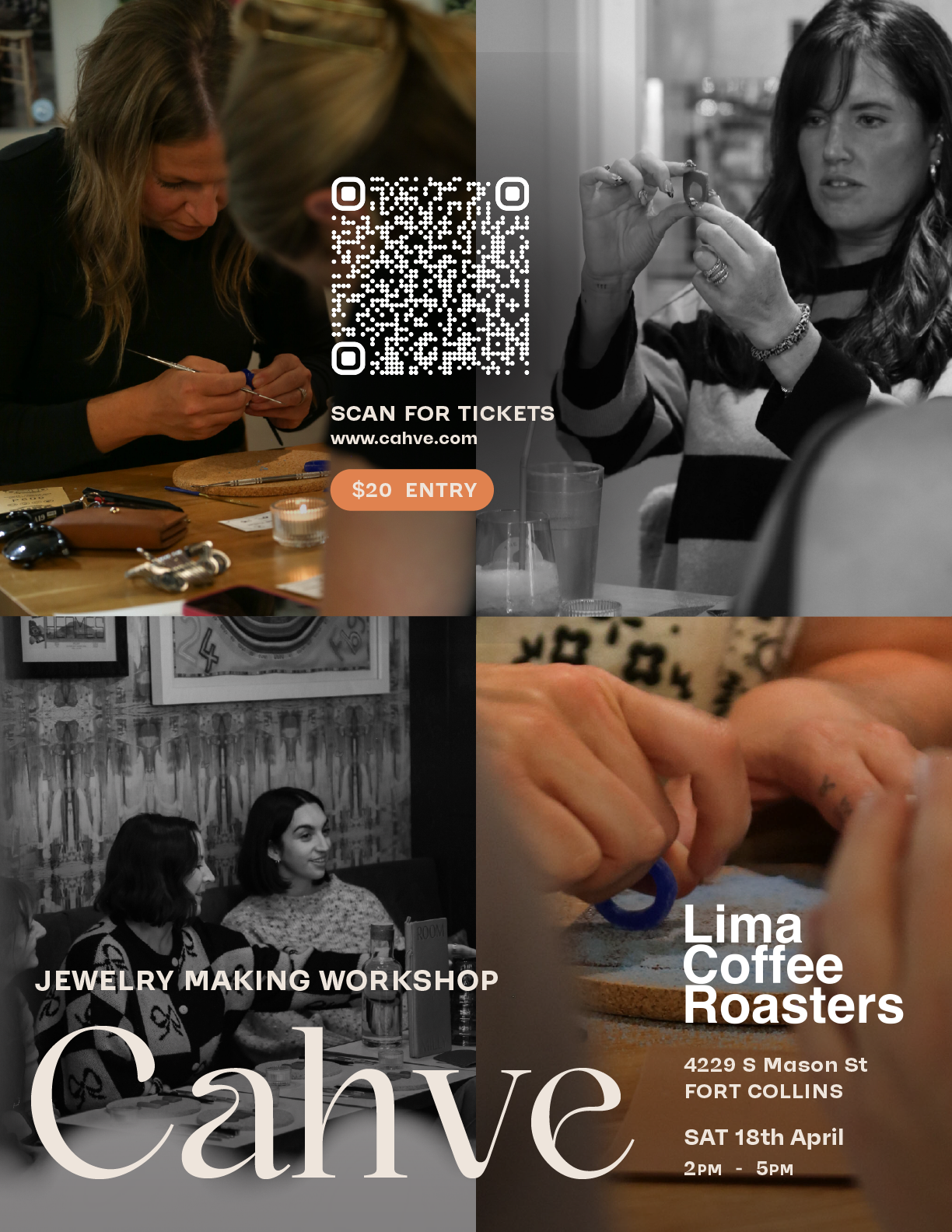 Cahve x Lima Coffee: Jewelry Making Workshop (April 18th, 2026)