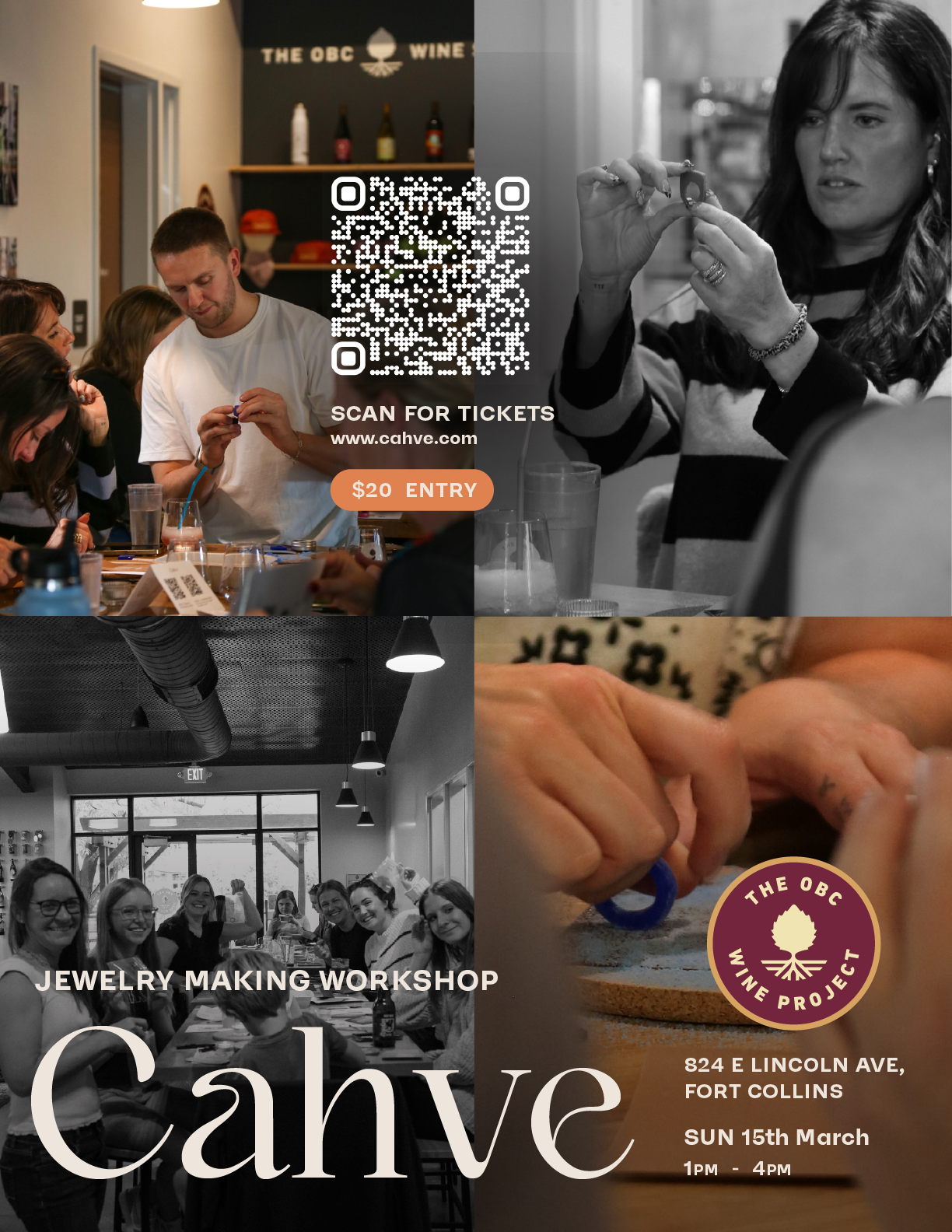 Cahve x OBC Wine Project: Jewelry Making Workshop (March 18th, 2026)